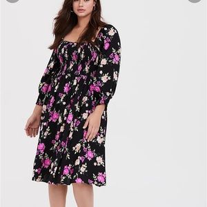 Torrid smocked challis dress size 2 (18/20)